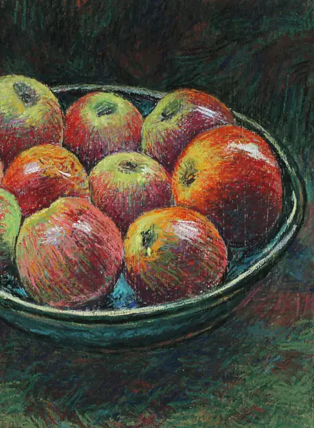 Bowl of Apples by artist Jonathan Bowden