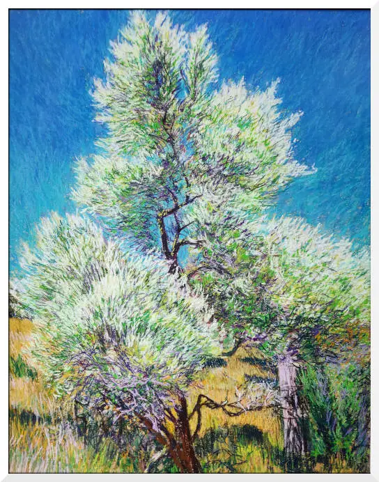 A pastel painting by Jonathan Bowden