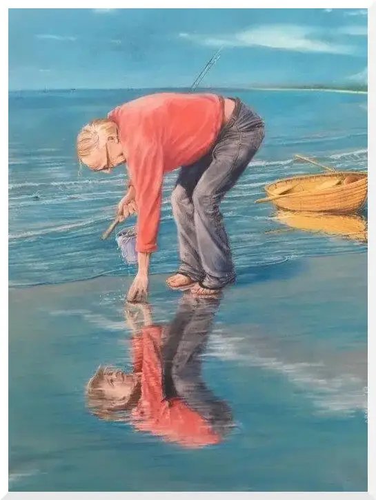 Old Yet Young an Oil painting by Chris Arnol
