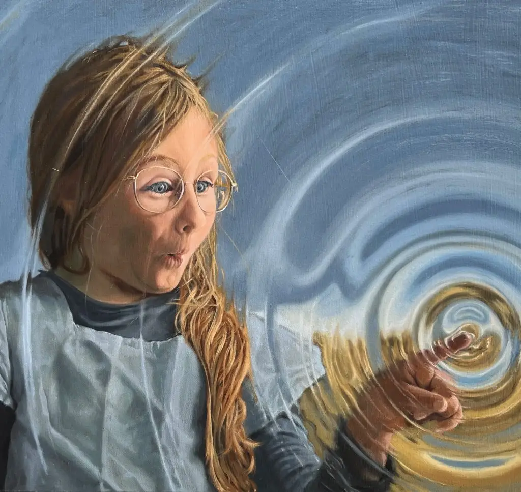 Oil painting by Chris Arnol
